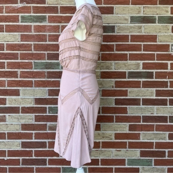 Free People Blush Pink Mini Dress - Picture 4 of 10